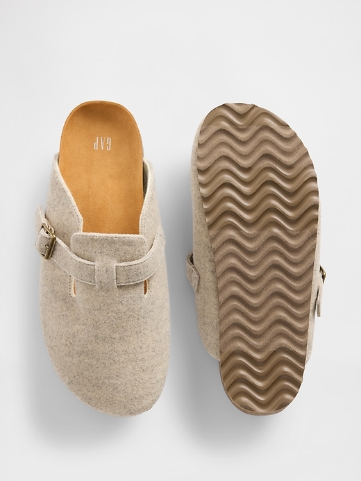 Image number 2 showing, Felt Clogs