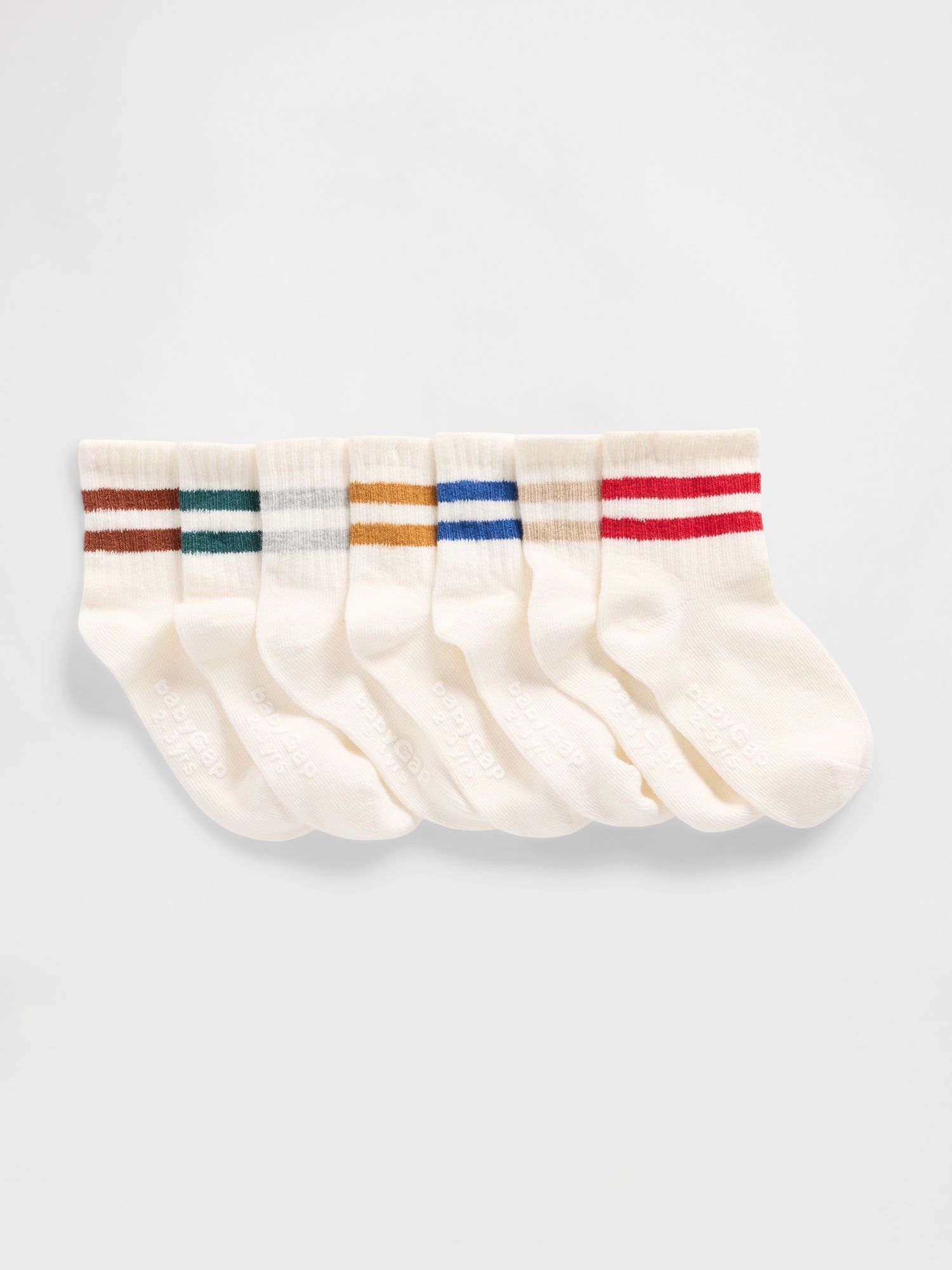 babyGap Stripe Crew Socks (7-Pack)