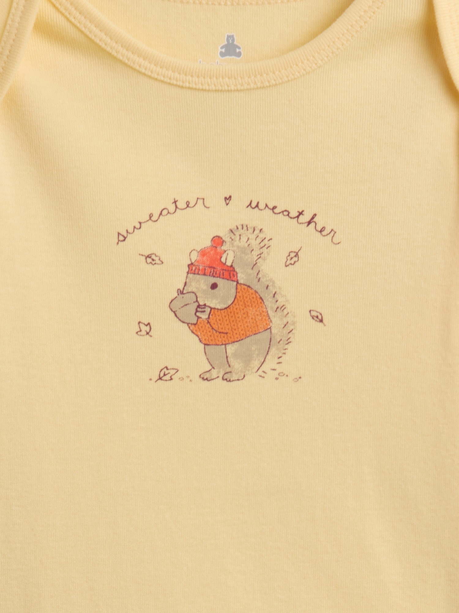 Gap Factory Baby Graphic Bodysuit In Brown