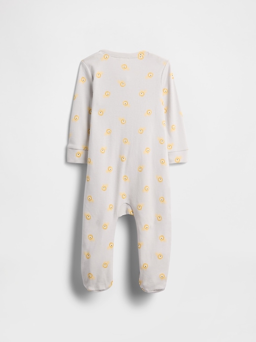 Image number 2 showing, Baby Print Two-Way Zip One-Piece