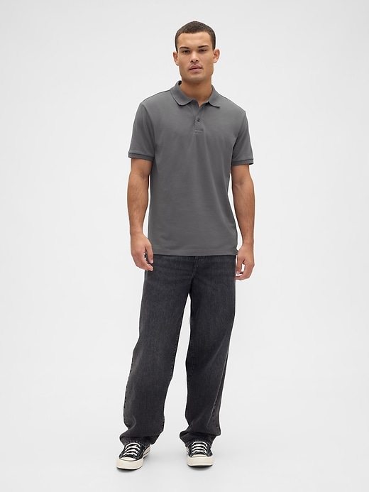 Image number 3 showing, Stretch Pique Polo Shirt