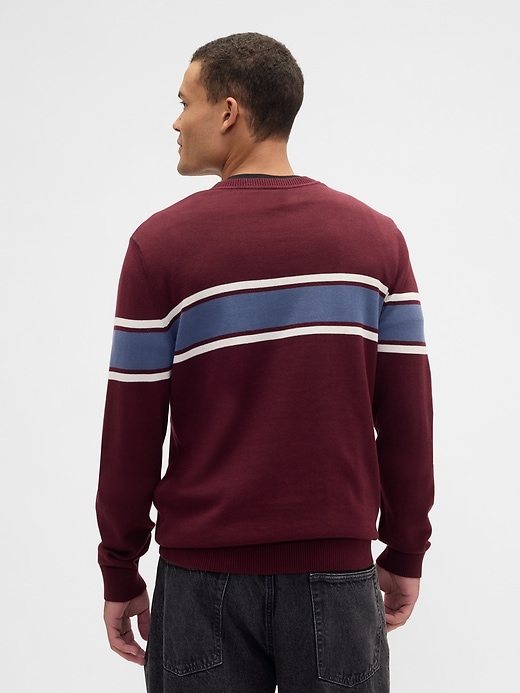 Image number 2 showing, Stripe Crewneck Sweater