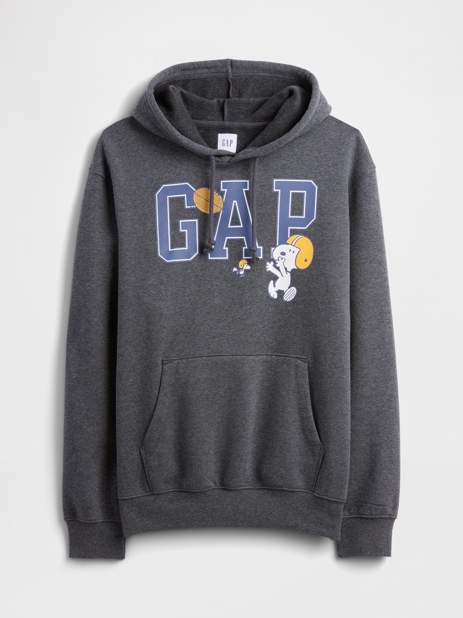 Gap Factory Peanuts Relaxed Gap Logo Hoodie In Gray
