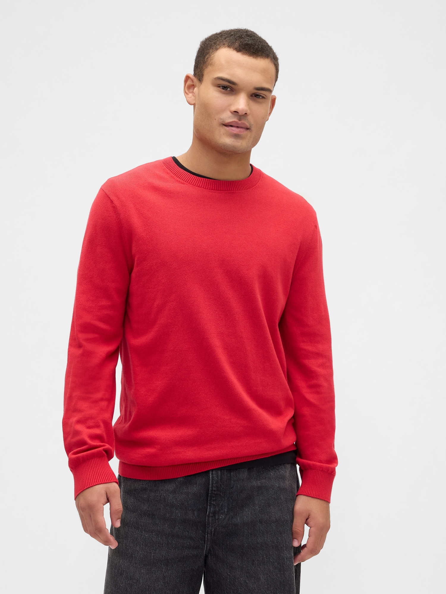 Crewneck Sweater - Modern Red