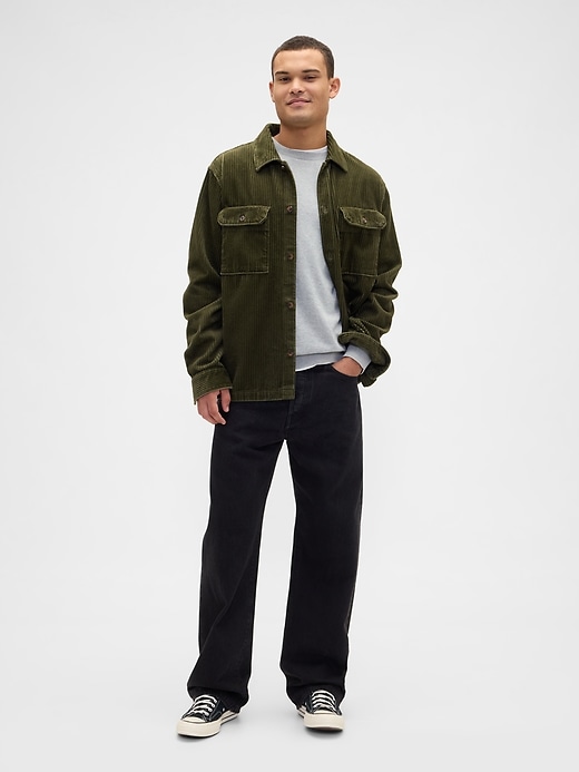 Image number 3 showing, Relaxed Corduroy Overshirt