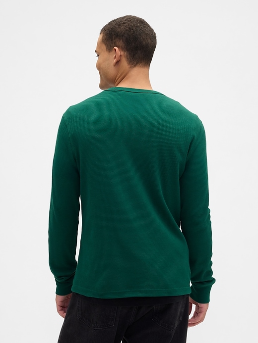 Image number 2 showing, Waffle-Knit Crewneck T-Shirt
