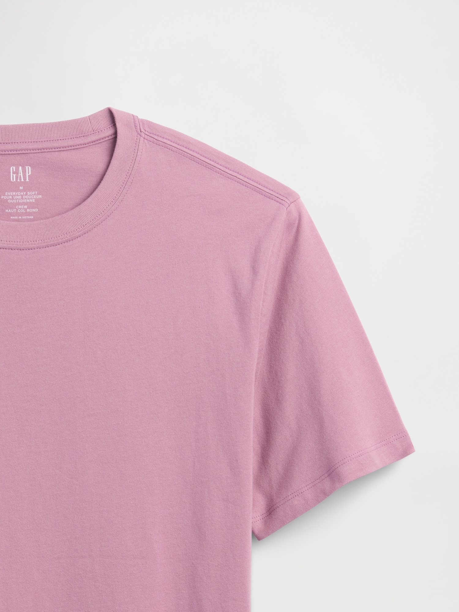 Gap Factory Everyday Soft Crewneck T-shirt In Pink