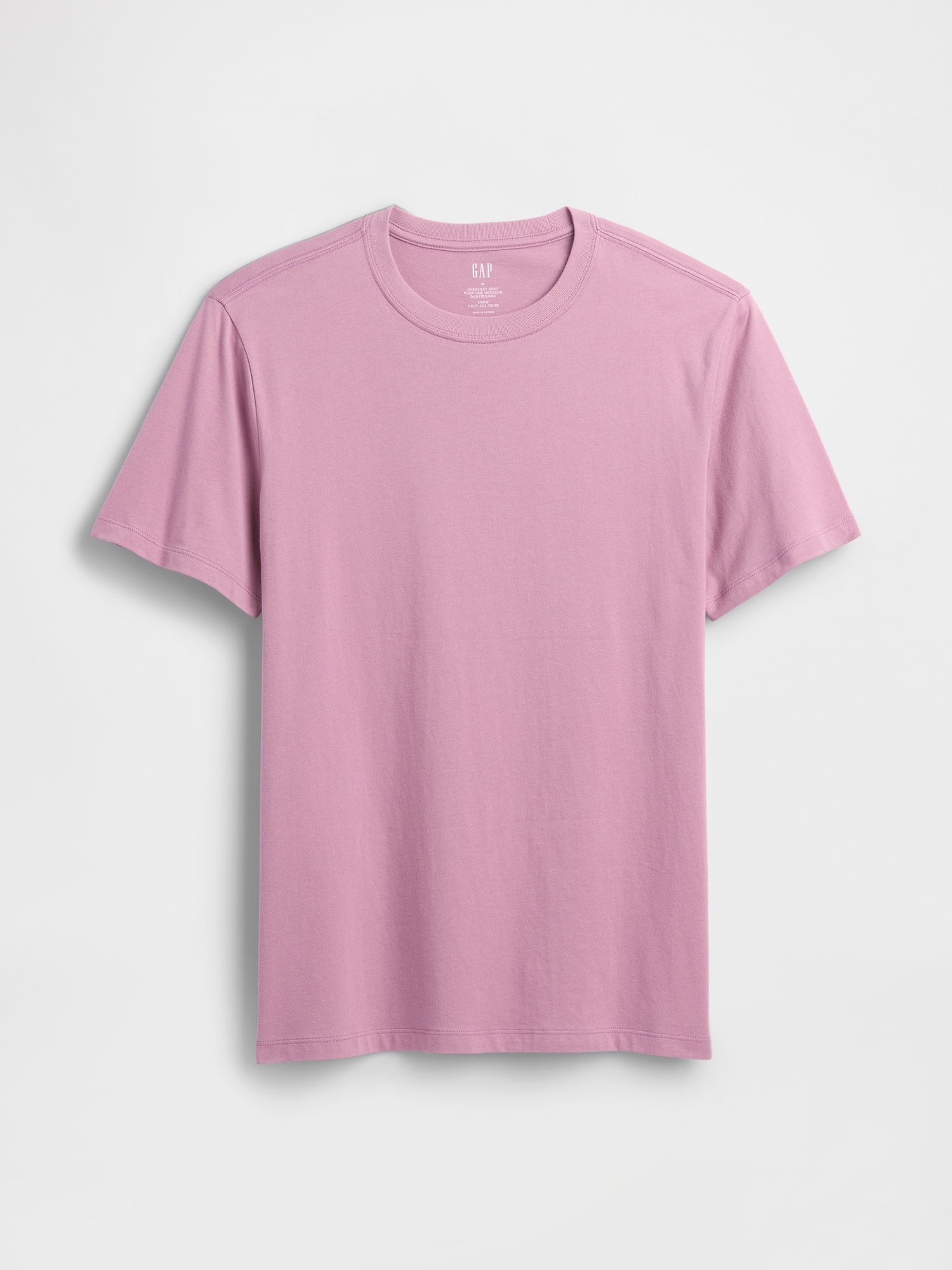 Gap Factory Everyday Soft Crewneck T-shirt In Pink
