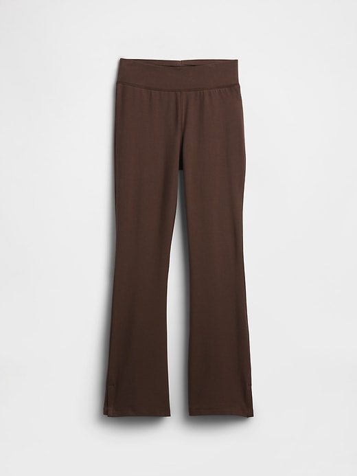 Image number 1 showing, Kids Stretch Jersey Flare Leggings