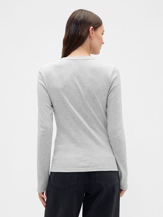 Image number 2 showing, Modern Ribbed Crewneck T-Shirt