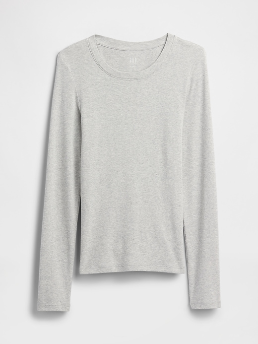 Image number 5 showing, Modern Ribbed Crewneck T-Shirt
