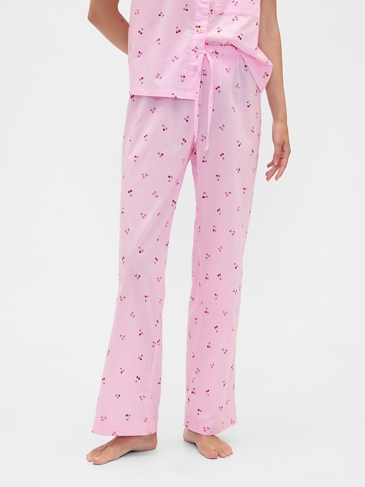 Image number 3 showing, Print Poplin PJ Pants