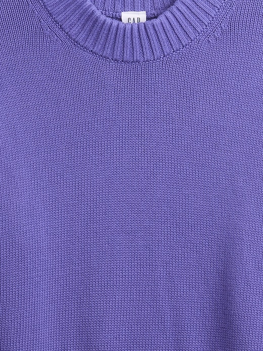 Image number 4 showing, Relaxed Cropped Crewneck Sweater
