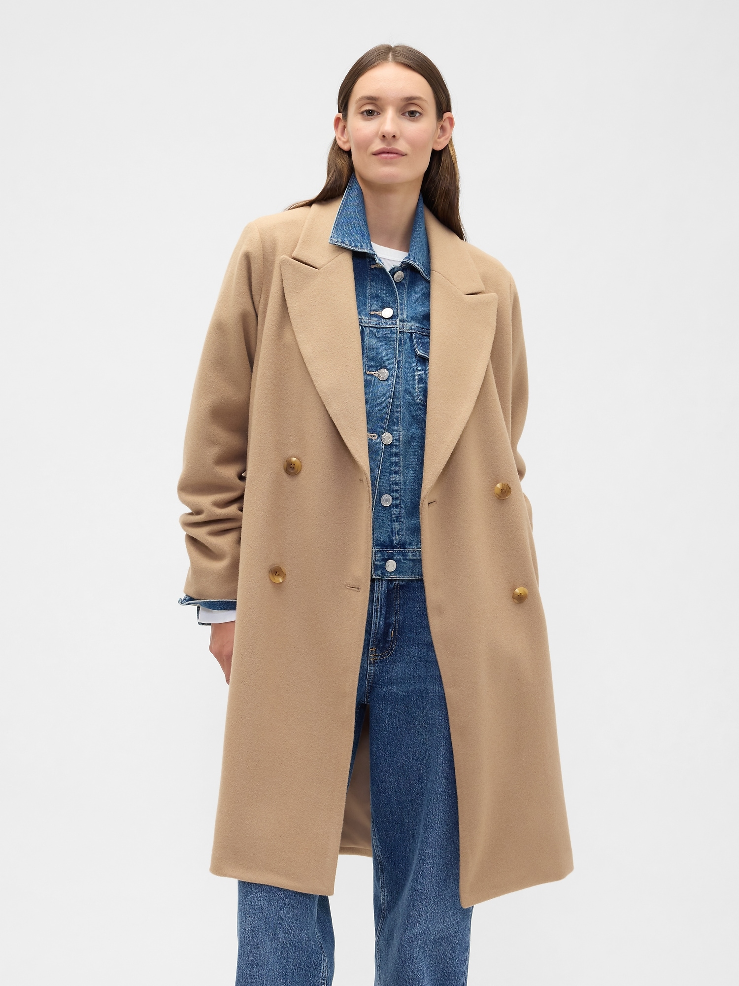 Relaxed Topcoat - Camel Hair Brown