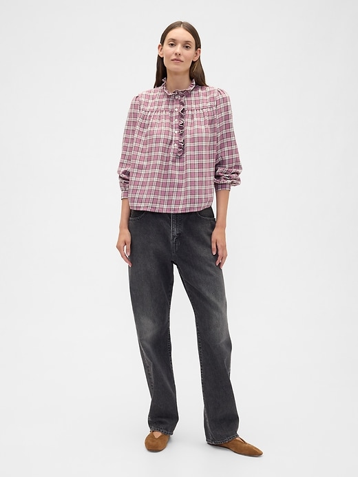 Image number 3 showing, Oversized Ruffle Top