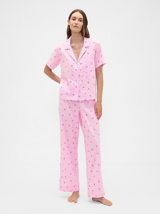 Image number 3 showing, Print Poplin PJ Shirt