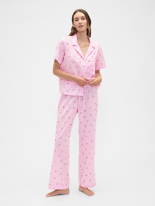 Image number 1 showing, Print Poplin PJ Pants
