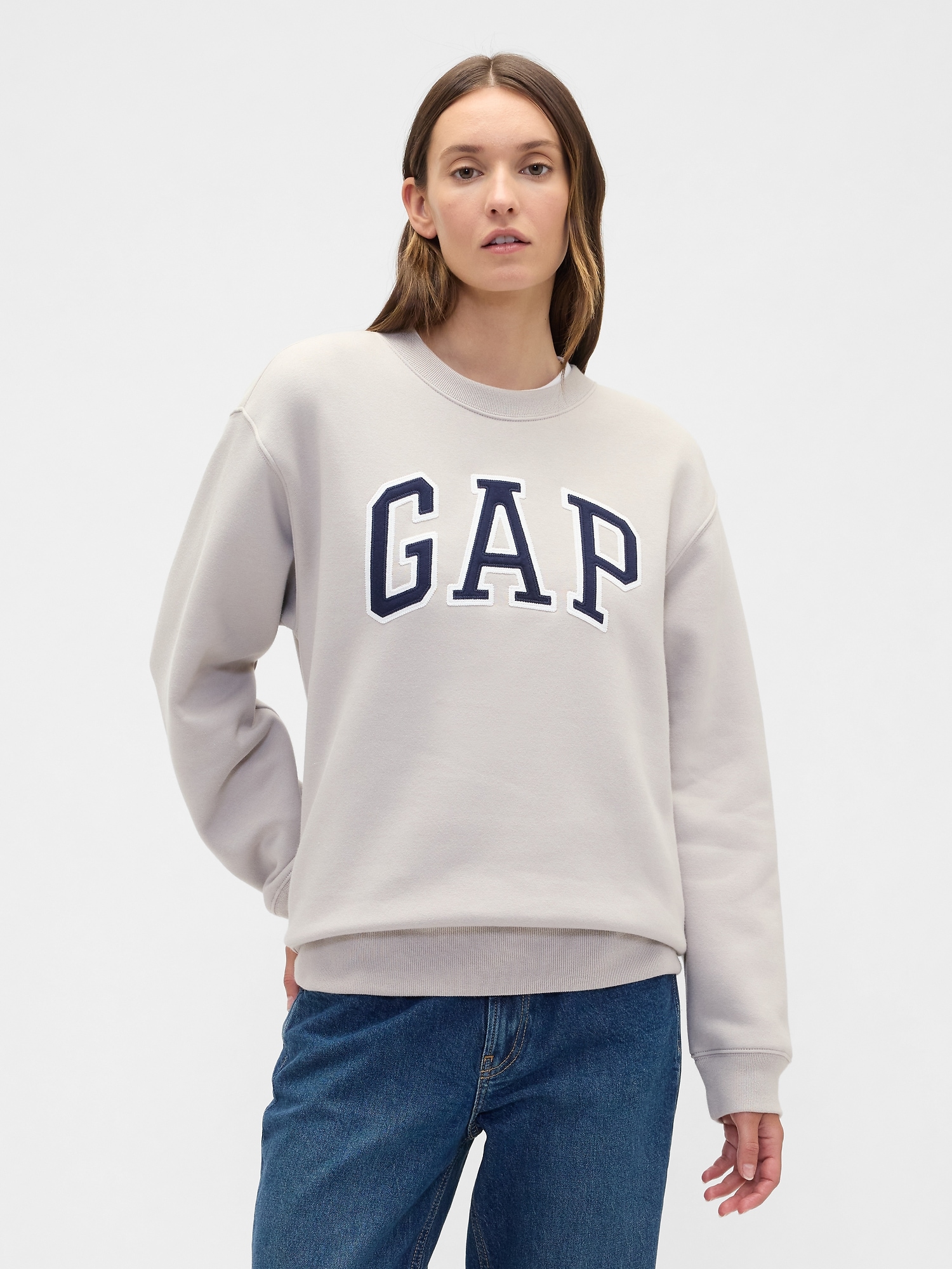 Gap Logo Sweatshirt - Frosty Morning