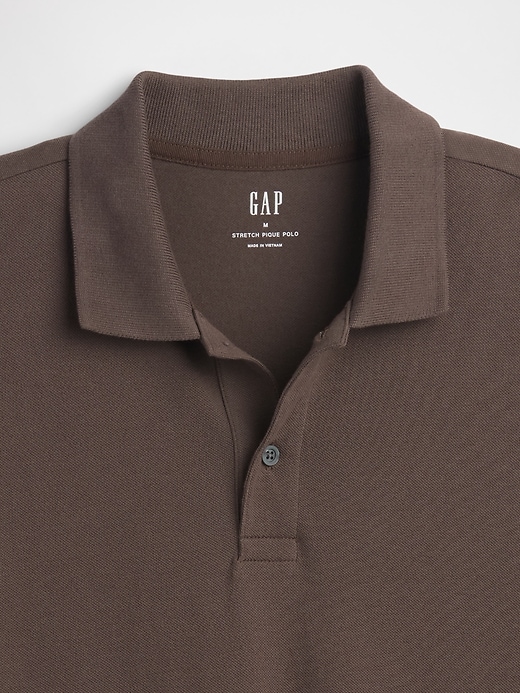 Image number 4 showing, Stretch Pique Polo Shirt