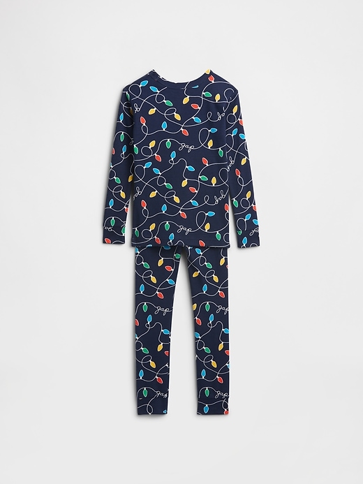 Image number 2 showing, Kids & babyGap 100% Organic Cotton X-Mas Lights PJ Set