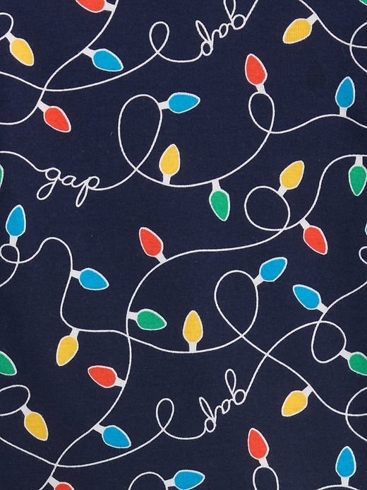 Image number 3 showing, Kids & babyGap 100% Organic Cotton X-Mas Lights PJ Set