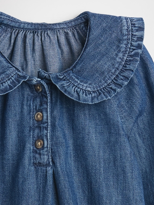Image number 3 showing, Baby Denim Two-Piece Outfit Set