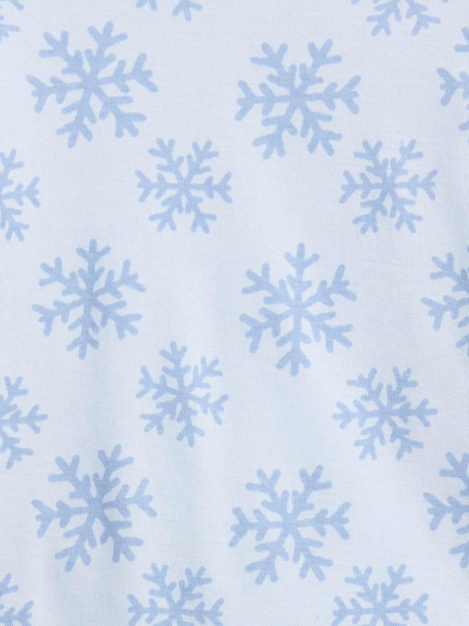 Gap Factory Babygap 100% Organic Cotton Snowflake Pj Set In Blue
