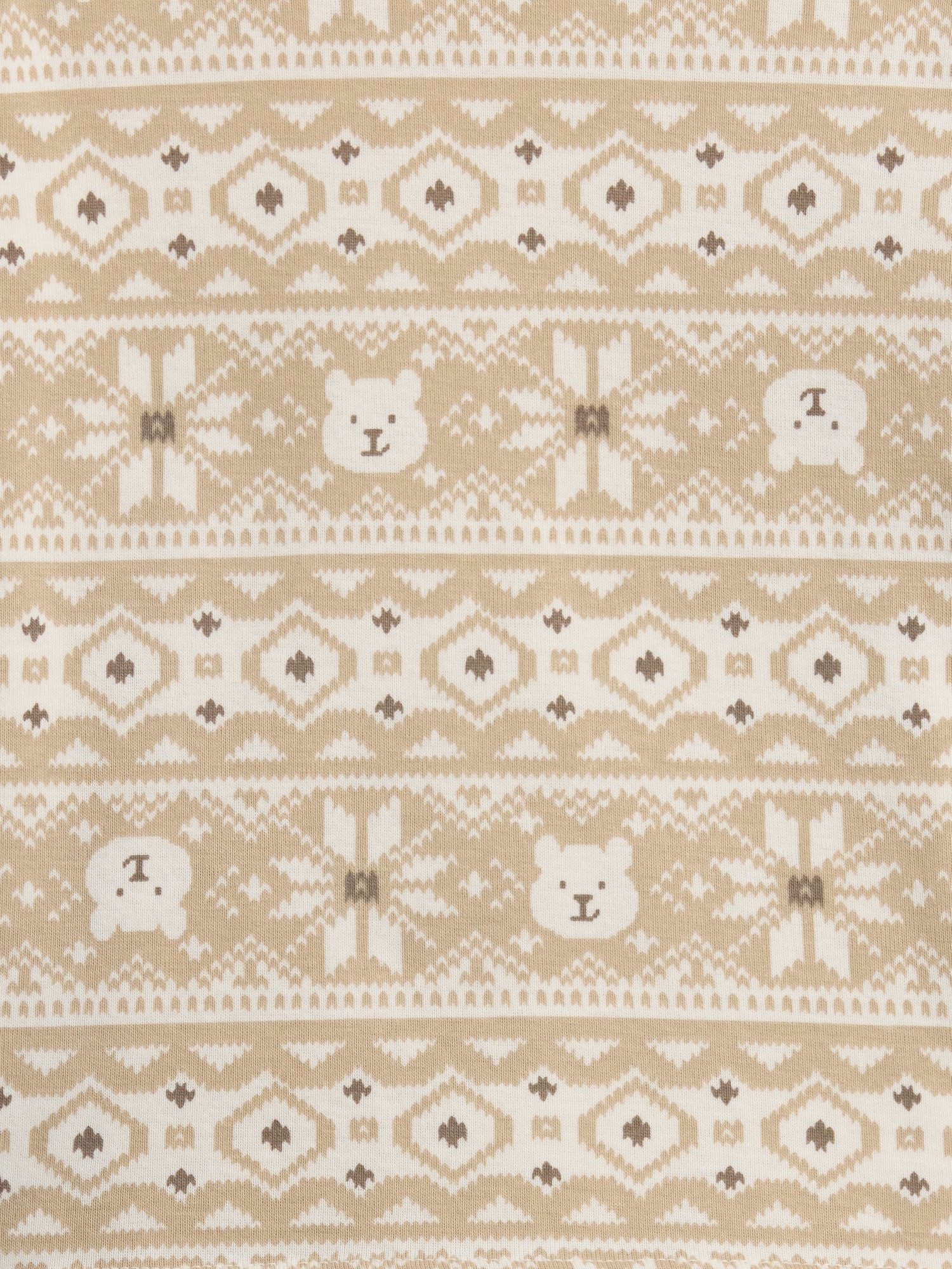 Gap Factory Babygap 100% Organic Cotton Fair Isle Pj Set In Brown