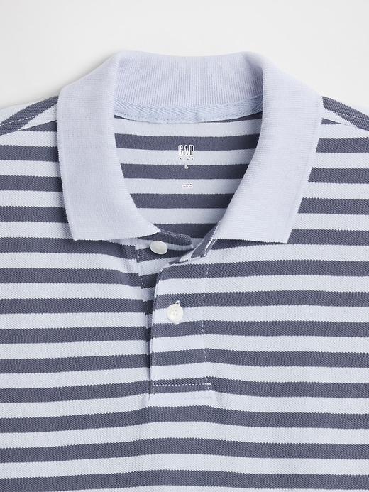 Image number 3 showing, Stripe Pique Polo Shirt