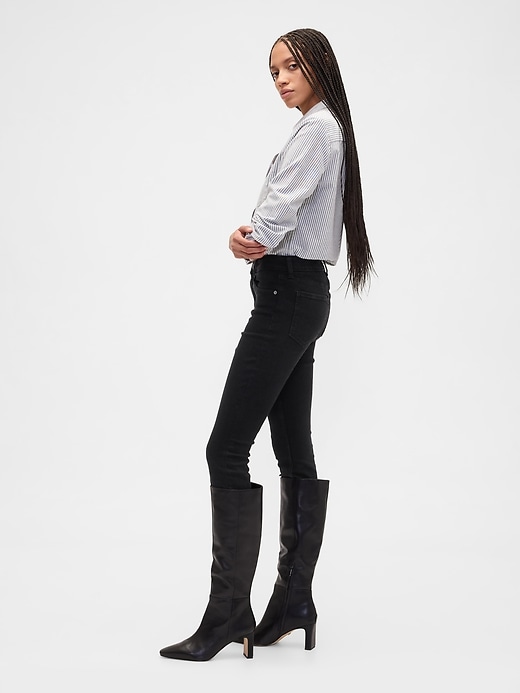 Image number 3 showing, High Rise Universal Skinny Jeans