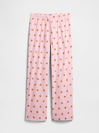 Print Poplin PJ Pants