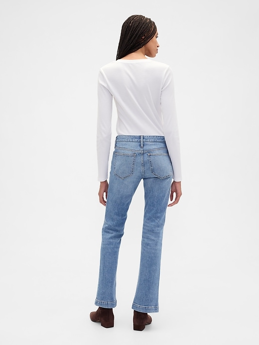 Image number 4 showing, Low Rise Boot Jeans