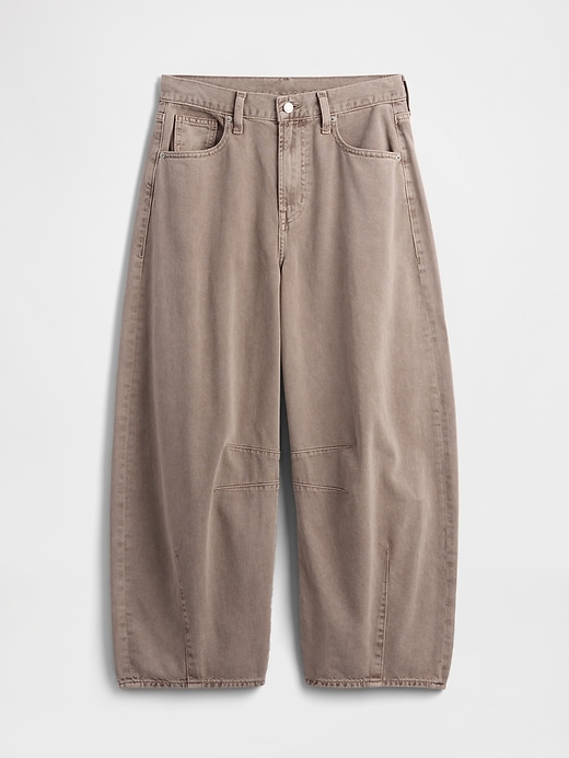 Image number 7 showing, High Rise Horseshoe Crop Jeans