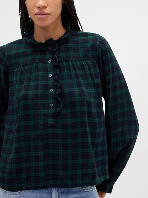 Image number 4 showing, Oversized Ruffle Top