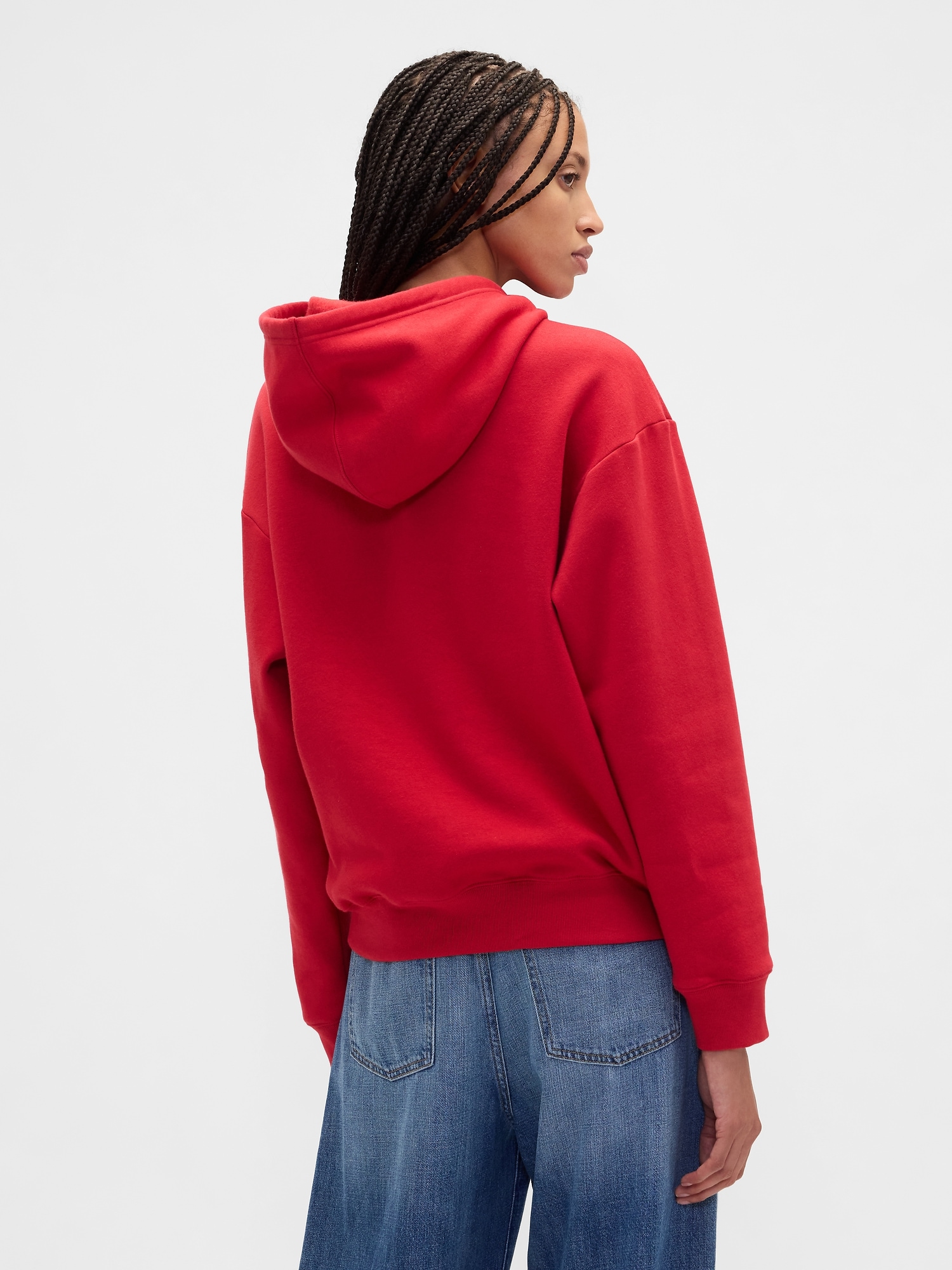 Gap Factory Gap Logo Hoodie In Red