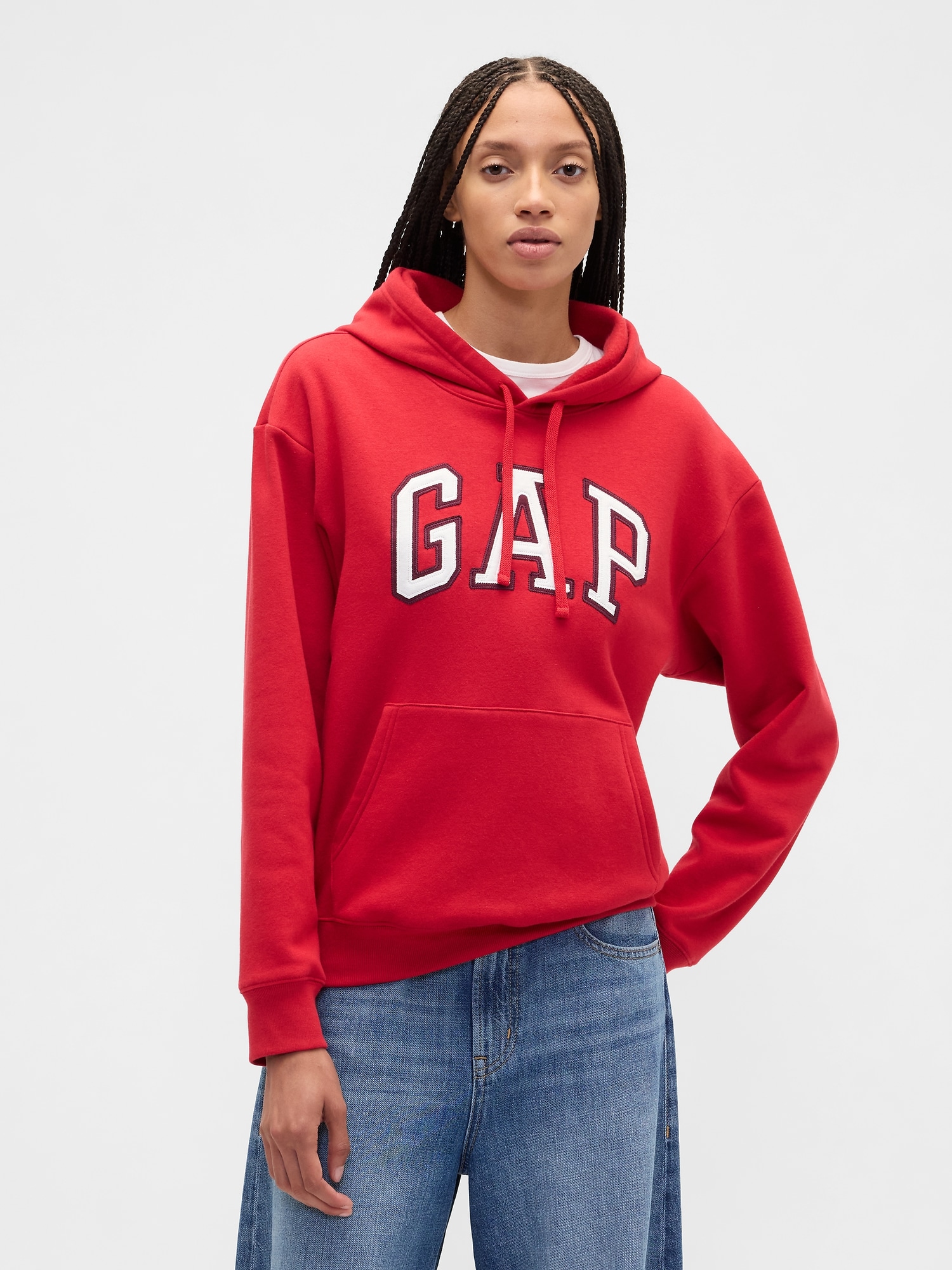 Gap Logo Hoodie - Modern Red Logo