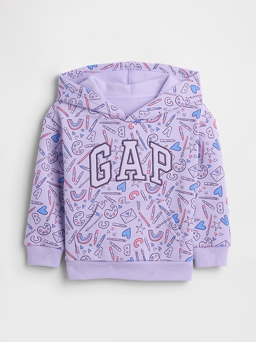Image number 1 showing, babyGap Relaxed Logo Graphic Hoodie