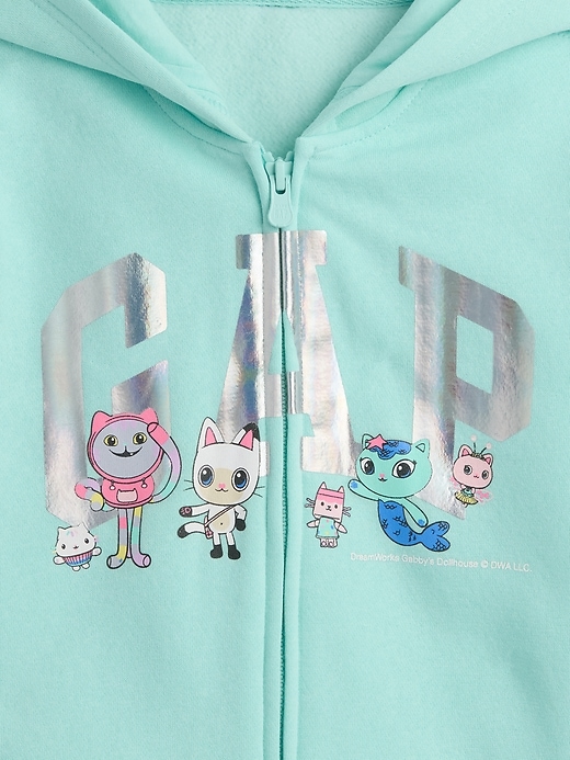 Image number 3 showing, babyGap &#124 Gabby's Dollhouse Logo Zip Hoodie