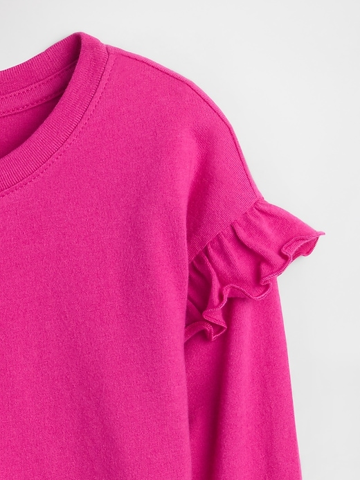 Image number 3 showing, babyGap Logo Ruffle Crewneck T-Shirt