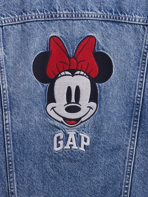Image number 5 showing, GapKids &#215 Disney Minnie Mouse Relaxed Icon Denim Jacket