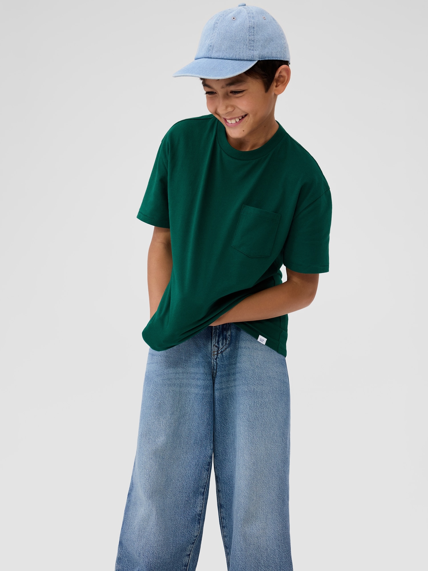 Kids Stripe Pocket T-Shirt | Gap Factory