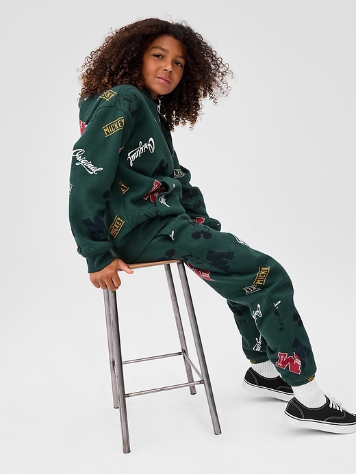 Image number 2 showing, GapKids &#215 Disney Mickey Mouse Relaxed Logo Joggers