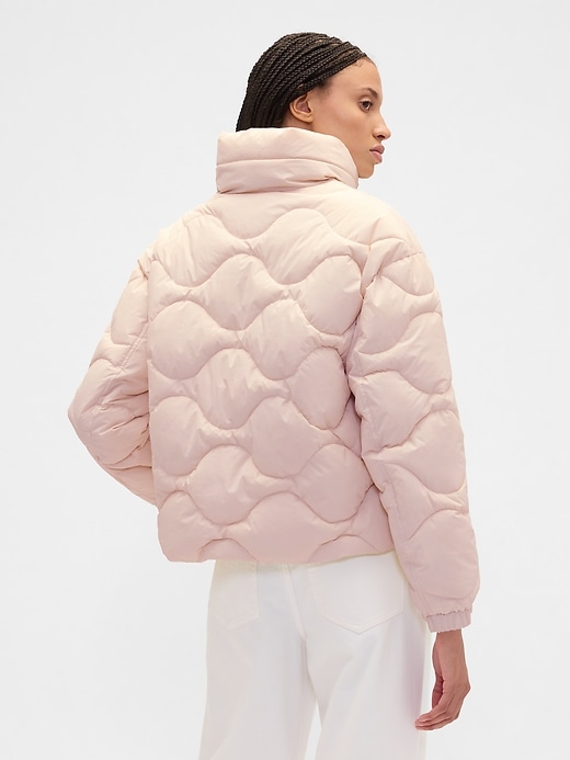 Image number 2 showing, Relaxed Quilted Nylon Jacket