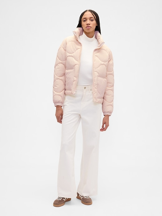 Image number 3 showing, Relaxed Quilted Nylon Jacket