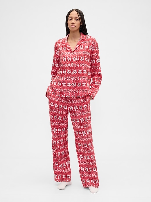 Image number 3 showing, Relaxed Flannel Sleep Shirt