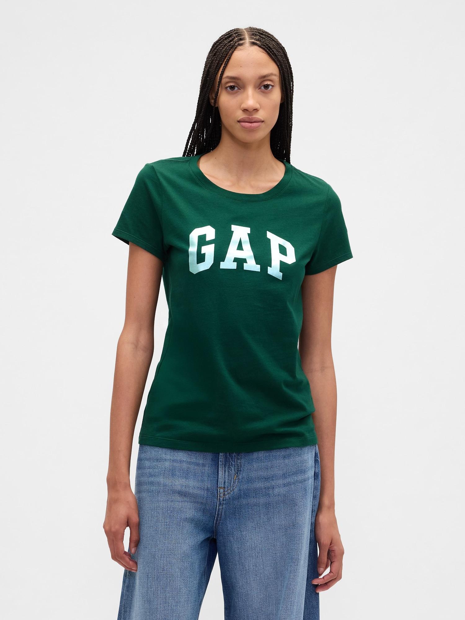 Gap Logo T-Shirt - Evergreen Glamour Green