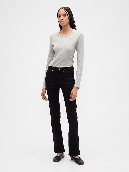 Image number 3 showing, Waffle-Knit Crewneck T-Shirt
