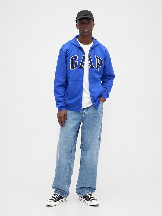 Image number 3 showing, Relaxed Gap Logo Zip Hoodie