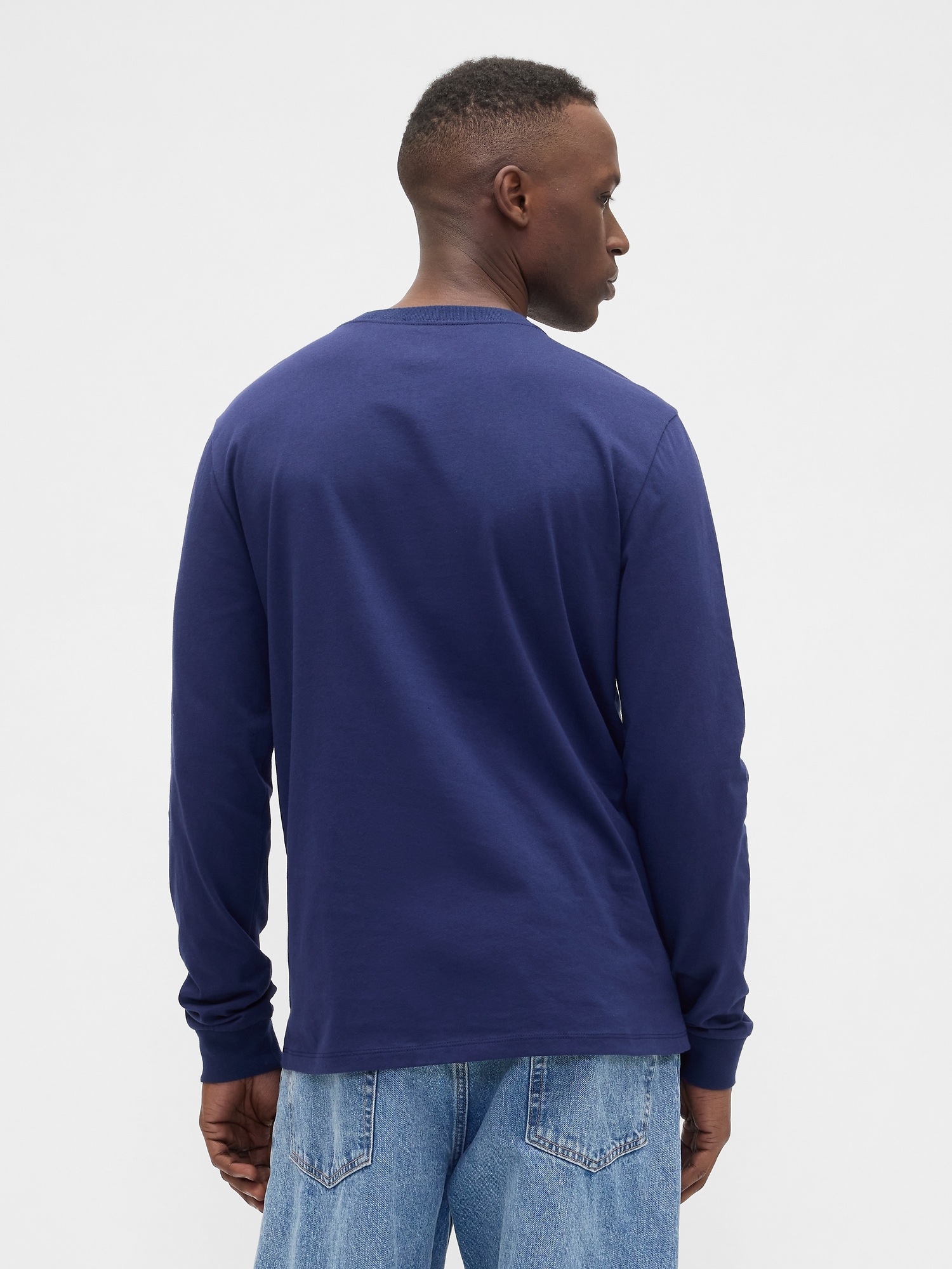 Gap Factory Everyday Soft Crewneck T-shirt In Blue