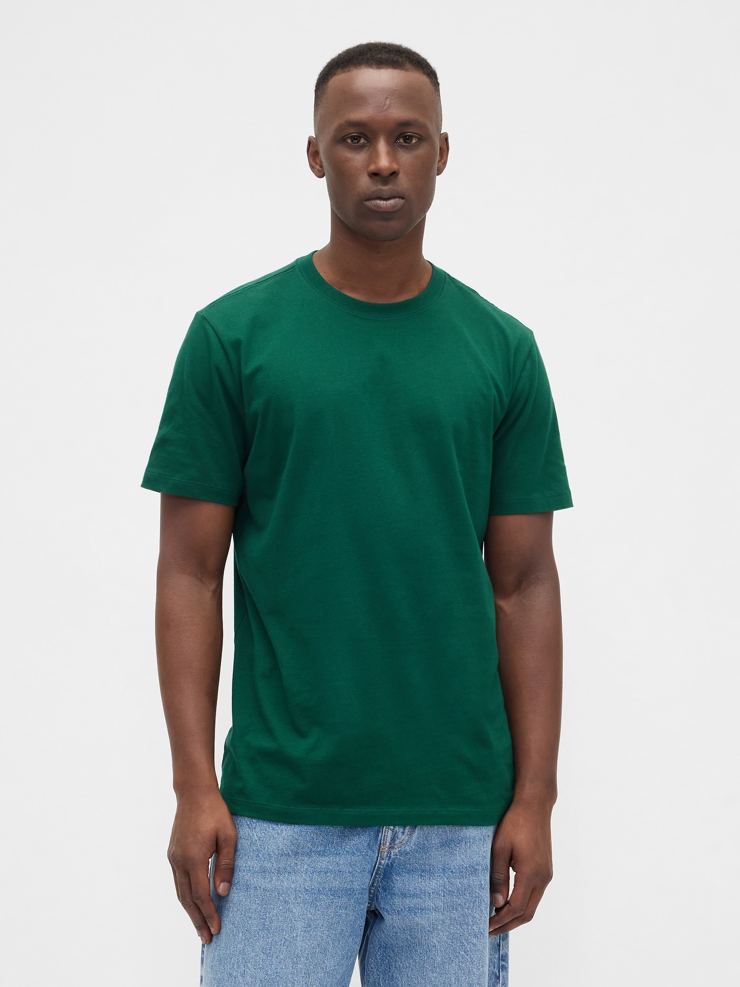 Everyday Soft Crewneck T-Shirt - Evergreen Glamour Green